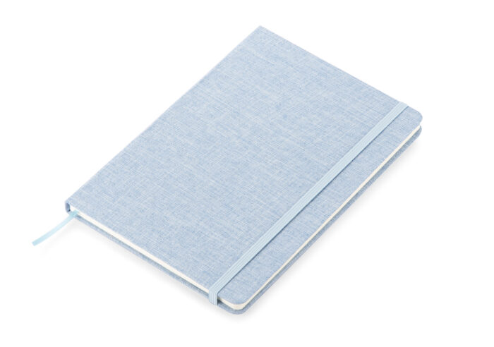 bluecollection-18011-0-18011-08.jpg Recycled cotton notebook BIVELLO A5 - Image 1