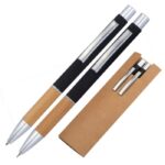 Writing set with pen and mechanical pencil IZABELA
