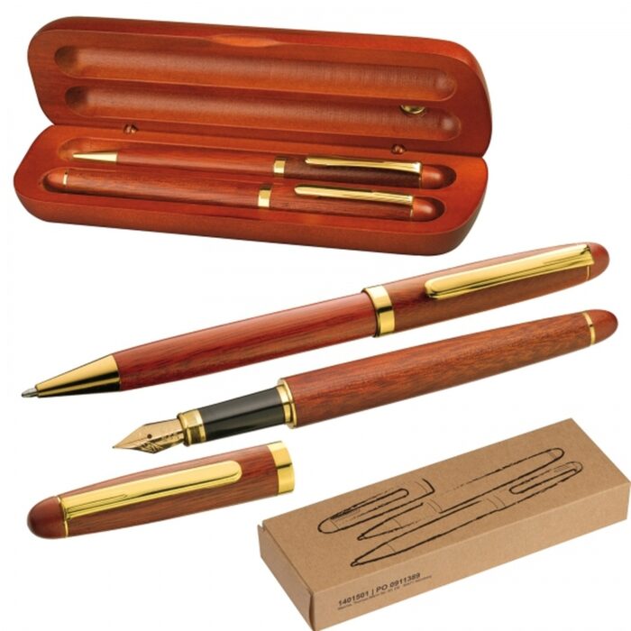 macma-14015-0-zestaw-pismienny-dlugopis-i-pioro-wieczne-1401501.jpg Writing set ballpen and fountain pen DIRK - Image 1