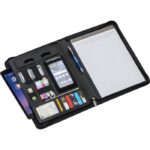 A4 folder with lined notebook and tablet pocket GASPARE - Image 3