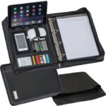 A4 folder with lined notebook and ring binder LUCIANA