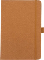 A5 lined notebook made of recycled leather TRACY - Image 5