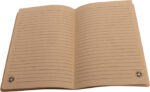 A5 lined notebook made of recycled paper BENEDETTO - Image 3