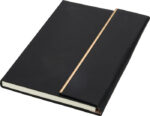 Set of A5 lined notebook and CrisMa pen made of recycled leather MAGGIE