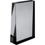 Glass trophy block LYDIA