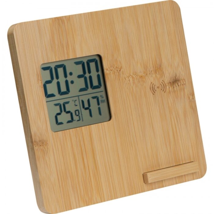 macma-33194-0-stacja-pogodowa-z-ladowarka-indukcyjna-3319413-2.jpg Weather station with wireless charger BRUNO - Image 1