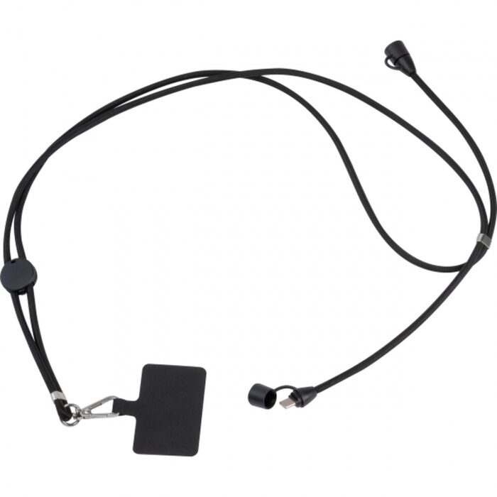 macma-34984-0-smycz-z-ladowarka-typu-c-3498403.jpg Lanyard with type C charger LIAM - Image 1