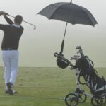 Automatic XXL golf umbrella ø132 cm HENNING - Image 5