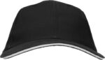 6-Panel Cotton Baseball Cap, 260 g/m² CURTIS - Image 3