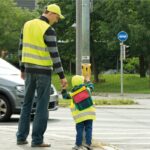 Reflective kids 6-panel cap HALINA - Image 3