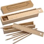 8 wooden colored pencils ADELE