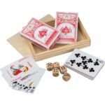 Deck of cards with dice BRIAN
