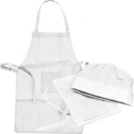 Apron and chef hat for kids GINEVRA