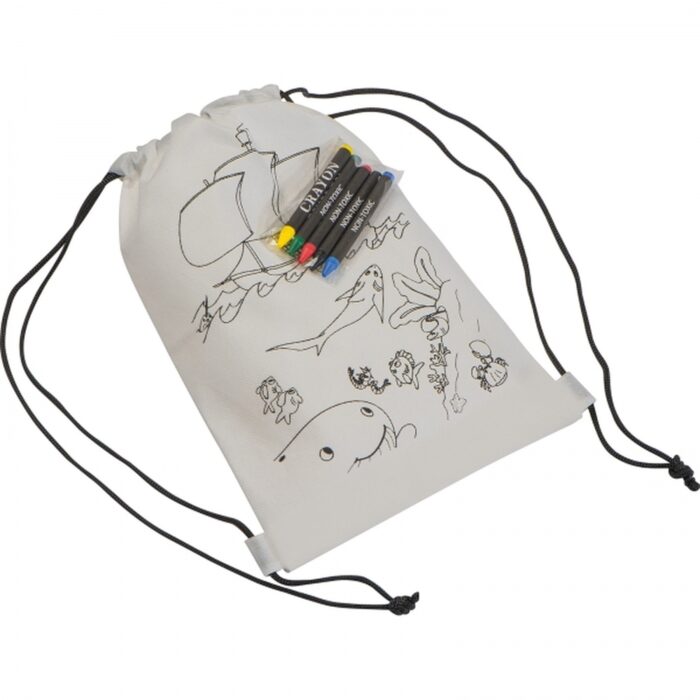 macma-60586-0-worek-do-kolorowania-z-kredkami-6058606.jpg Coloring bag with crayons THEA - Image 1