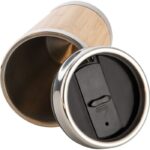 Bamboo thermal mug 400 ml CHRISTOPH - Image 2