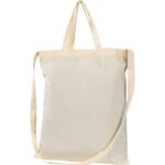 Cotton bag with 3 handles 140 g/m² ABIGAIL