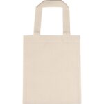 Cotton bag with short handles 140 g/m2 MARLENE - Image 2