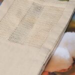 Cotton bag with mesh 150 g/m2 BENEDIKT - Image 3