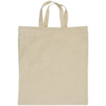 Cotton bag with short handles 140 g/m2 REBECA - Image 2
