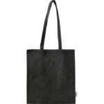 Cotton bag with long handles 180g/m2 made of recycled materials GLEN - Image 2