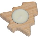 Wooden candle holder in the shape of a Christmas tree BALTASAR - Image 2