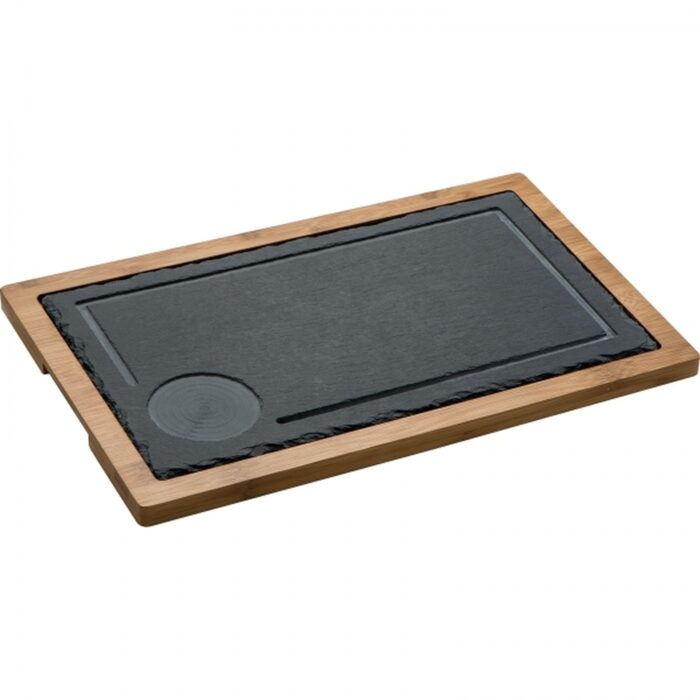 macma-80558-0-taca-bambusowa-z-lupkiem-8055803.jpg Bamboo tray with slate SERGIO - Image 1
