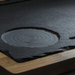 Bamboo tray with slate SERGIO - Image 3