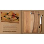 Cheese board with knife IGNAZIO