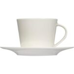 Ceramic cup with saucer 175 ml LYNN - Image 3