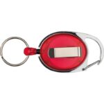 Keyring with carabiner and retractable cord DIANA - Image 5