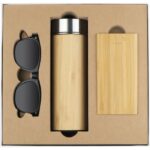 Set 350 ml bottle, glasses, 8000 mAh power bank EMILIA - Image 3