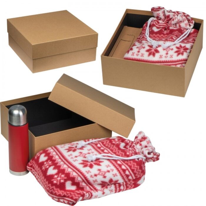 macma-93821-0-zestaw-termos-500-ml-i-koc-swiateczny-9382105.jpg Thermos 500 ml and Christmas blanket set WALTRAUD - Image 1