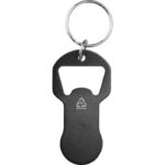 Keychain with bottle opener and shopping trolley token OLIWIER - Image 4