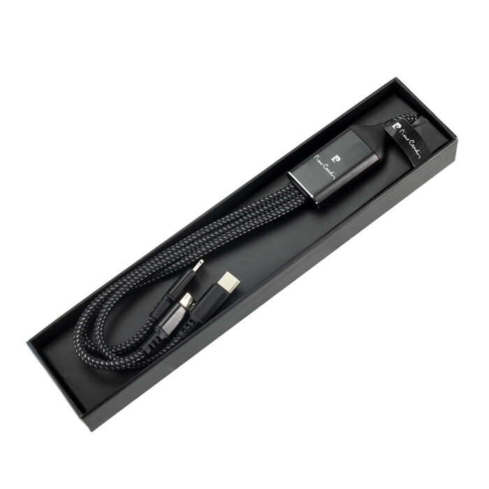 macma-B9000400IP3-0-b9000400ip303.jpg 3 in 1 cable with illuminated logo Pierre Cardin - Image 1