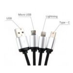 3in1 charging cable with illuminated logo - Image 3