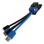 3in1 charging cable custom shape