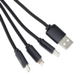 3in1 charging cable with illuminated logo long 120 cm - Image 4
