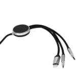 4in1 charging cable with illuminated logo long 120 cm - Image 2