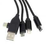 4in1 cable with illuminated logo, RXD-368 - Image 4