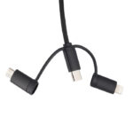 4in1 charging cable with illuminated logo - LH-ZM02 - Image 2
