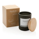 Ukiyo deluxe scented candle with bamboo lid - Image 3