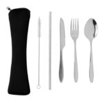 4 PCS stainless steel re-usable cutlery set - Image 4