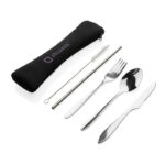 4 PCS stainless steel re-usable cutlery set - Image 5