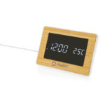 Utah RCS recycled plastic and bamboo LED clock - Image 5