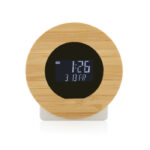 Utah RCS rplastic and bamboo LCD desk clock - Image 3