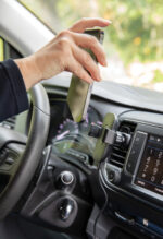 RCS recycled plastic 10W wireless charging car holder - Image 3