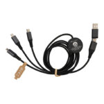 Terra 60W RCS recycled aluminium 120cm 6-in-1 cable - Image 5