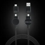Oakland RCS recycled plastic 6-in-1 fast charging 45W cable - Image 4