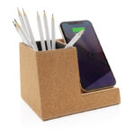 Cork pen holder and 5W wireless charger - Image 3