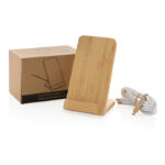 Bamboo 5W wireless charging stand - Image 4